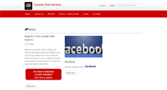 Desktop Screenshot of canada-club-geneva.com